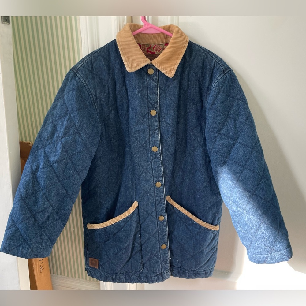 adorable vintage ralph lauren jean jacket 🐎